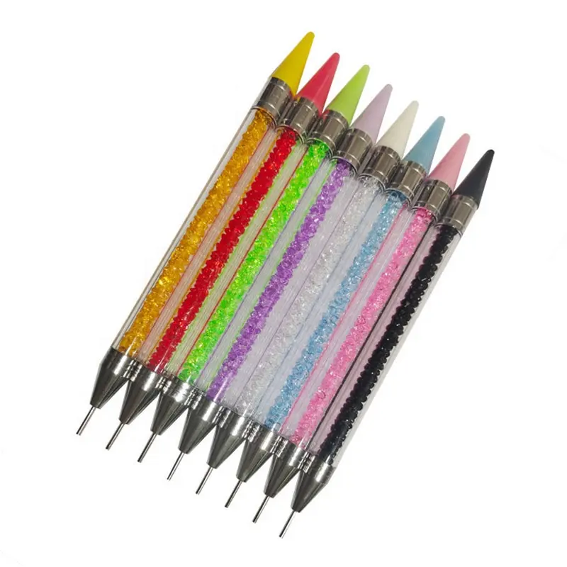 Wholesale nail rhinestone picker pen diy nail art dotting wax pen tools supplier for salon