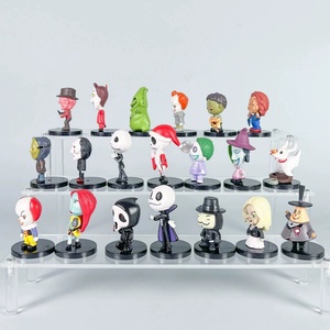 ของขวัญวันฮาโลวีนของตกแต่งรถการ์ตูน PVC แจ็คคริสต์มาส skellington โมเดล Q - Product Image 5