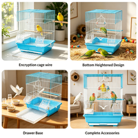 Cage d'élevage pour oiseaux de petite et moyenne taille, vente en gros du fabricant, cages à canaris pour l'élevage d'oiseaux