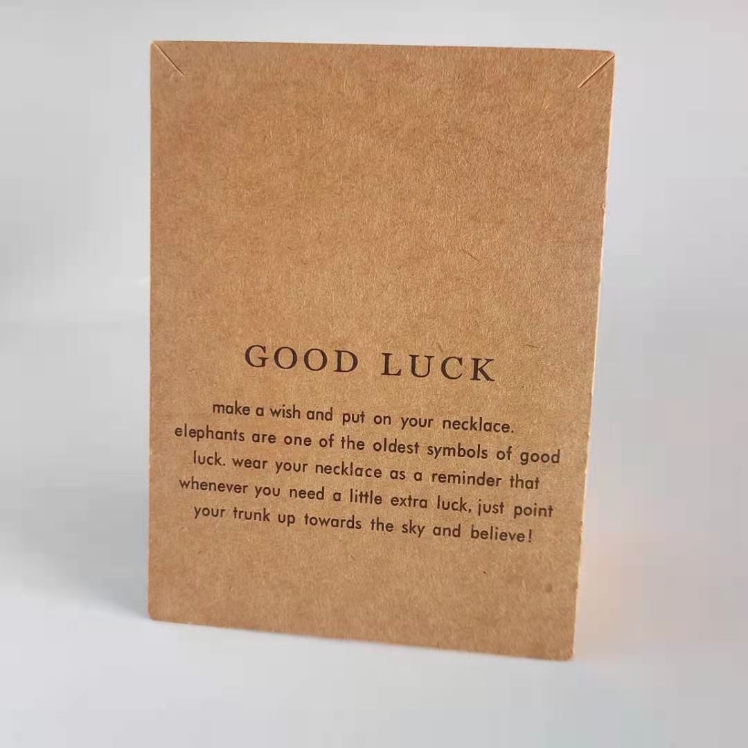 good luck