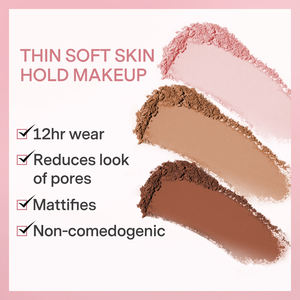 Toptan toz ücretsiz saydam menekşe ayarı toz yağ kontrolü yüz preslenmiş toz hafif su geçirmez mat makyaj - Product Image 2