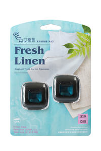 Diffuseur d'air pour voiture en lin biologique de qualité supérieure en forme de trompe d'éléphant, vente en gros, 2ML*2, évaporation naturelle à la mode, aromathérapie - Product Image 2