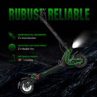 Trottinette électrique tout-terrain 11 pouces, moteur unique 1200W, frein hydraulique 11 pouces, 48V, pliable, longue autonomie 70km, trottinette électrique rapide EXW