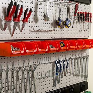 Precio barato <span class=keywords><strong>pegboard</strong></span> estante de exhibición gancho en negro <span class=keywords><strong>Pegboard</strong></span> de metal de alta calidad - Product Image 6