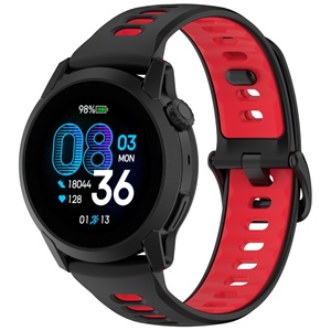 สายนาฬิกาซิลิโคนนิ่มสำหรับ coros <span class=keywords><strong>Pace</strong></span> 4 realme Watch5 <span class=keywords><strong>Xiaomi</strong></span> Watch5หัวเข็มขัดสแตนเลส - Product Image 3