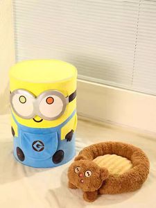 Officieel gelicenseerd <span class=keywords><strong>Minion</strong></span> hondenbedje, schattig cartoon pluche hondenhuis, op maat gemaakt, afneembaar, zacht, warm dierenkussen voor de winter - Product Image 3