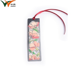 Wholesale Colorful Flower Book Mark Soft Enamel High Quality Custom Cute Metal <b>Bookmark</b> - Product Image 2