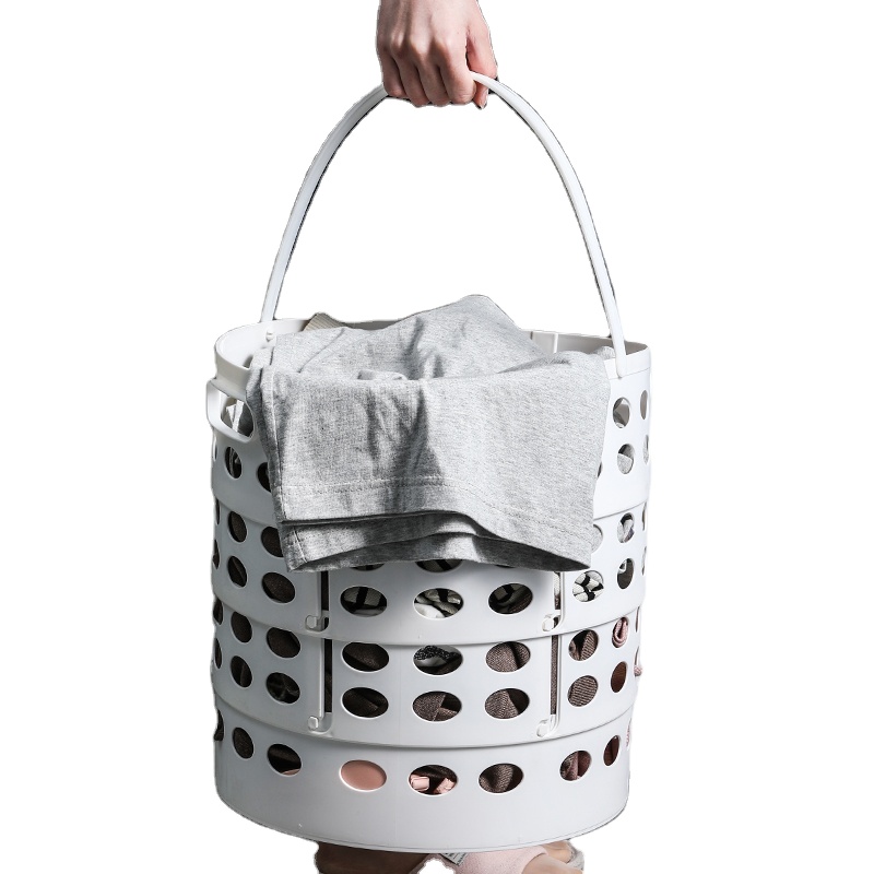 Многофункциональная Корзина для белья, белая складная корзина для хранения белья, пластиковая корзина для белья