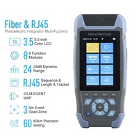 Testeur de fibre optique FB Mini OTDR monomode multimode 9-en-1 OTDR OPM VFL Testeur de longueur de câble RJ45 Réseau FTTH ODN