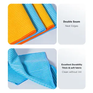 Wholesale Custom Printed Reusable Microfiber Cleaning Cloth Recycled Kitchen Towels Cotton Dish Towels For Kitchen