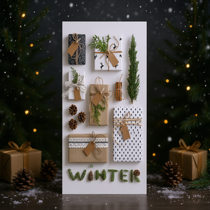 Pancarta de Invierno 90x180cm Decoración para Fiestas Temática Navideña - Product Image 3