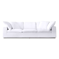 Ensemble de canapés modulaires élégants pour l'intérieur, canapé en forme de L contemporain, écologique et durable pour hôtel, bureau, salon