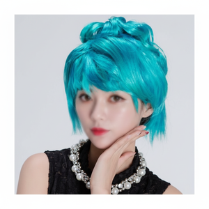 Costume Cosplay da ragazza in stile PW-SA con capelli celesti con abiti e gonne - Product Image 1