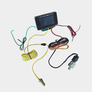 Medidor universal de temperatura de aceite, agua, voltaje y combustible LCD de 12V 24V para autos y camiones - Product Image 4