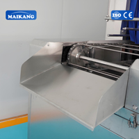 Lavadora automática de alta presión para cajas, bandejas y jaulas de aves de corral, con agua caliente para lavar cajas de plástico.