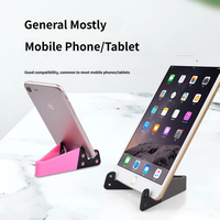 Support de téléphone mini en forme de V, pliable, réglable, idéal pour une utilisation sur le bureau, portable, adapté aux autres téléphones, tablettes, support triangulaire