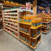 Étagères de présentation et de stockage de boissons pour supermarchés et magasins de détail, rayonnages multi-niveaux personnalisés