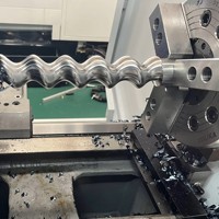 Fresadora CNC Horizontal de Alta Precisión YH50-3000, Longitud de Trabajo 2600mm, Diámetro Máximo 50mm para Tornillos sin fin y Husillos de 50mm