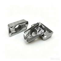 Plaquettes de fraisage carrées en carbure de tungstène colorées Sanlude, séries APKT113508-G2 et APKT160408-G2, outil de coupe CNC pour alliage d'aluminium, pour tour