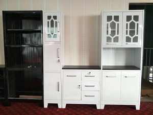 Meuble de cuisine moderne armoire de rangement <span class=keywords><strong>en</strong></span> <span class=keywords><strong>métal</strong></span> armoire de cuisine escritère chiffonier <span class=keywords><strong>en</strong></span> acier - Product Image 3