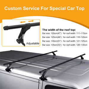 <span class=keywords><strong>Barres</strong></span> transversales universelles amovibles pour <span class=keywords><strong>toit</strong></span> <span class=keywords><strong>de</strong></span> voiture, en acier noir, vente chaude - Product Image 3
