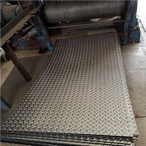 Plaque à carreaux en acier doux noir Feuilles de métal au carbone de calibre 14 4x8 ASTM A36 A283 G R.C A572 Ss400 Feuille de diamant de plaque de fer - Product Image 6