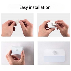 Lampes LED à induction nocturne intelligentes à piles pour chambre à coucher - Product Image 5