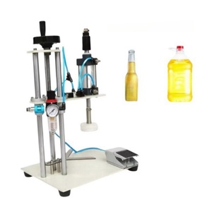 Máquina Tapadora Neumática con Pedal para Tapas de Whisky, Agua, Refrescos, Cerveza, Vino y Cosméticos - Product Image 1
