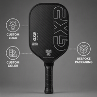 Raquette de pickleball professionnelle approuvée par l'USAPA GX2 Power, en fibre de carbone T700 3K, noyau en carbone SST 2.0, qualité compétition.