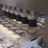 Nouvelle machine de pressage entièrement automatique en acier inoxydable 304 pour coques de tartelettes et fonds de tarte aux pommes, programmable, 380V, 1500kg, garantie 1 an