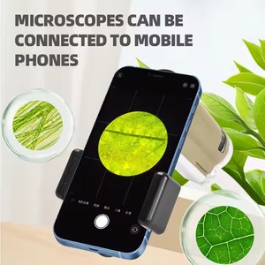 Microscope à tige DIY Jouets Kits Étudiant Portable Alliage Microscope Jouet Ensemble Éducatif Expérience Scientifique Jeu Pour Enfants Enfants - Product Image 2