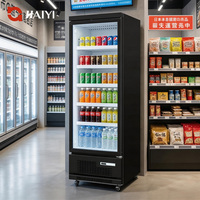 Équipement de réfrigération pour boissons commerciales avec porte vitrée, refroidisseur de boissons, réfrigérateur pour boissons pour supermarché