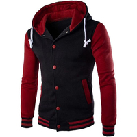 Usine Polyester Polaire Vintage Varsity Vêtements Jeunesse À Capuche Coupe-Vent Blanc Baseball Vestes