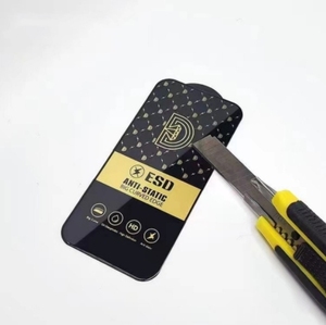 2024 Venta caliente Hi-<span class=keywords><strong>Q</strong></span> Escape instantáneo Protector de pantalla antiestático para <span class=keywords><strong>iPhone</strong></span> 16 Pro Max ESD Glass <span class=keywords><strong>iPhone</strong></span> 15 Pro Max Big Arc Glass - Product Image 1