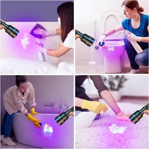 UniqueFire UF- UV500 alta potencia 5 LED 25W 395NM haz fuerte ultravioleta <span class=keywords><strong>UV</strong></span> lámpara de antorcha de luz negra - Product Image 6