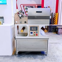 Petite barre de ligne de virgule Machine de revêtement de laboratoire intégrée Testeur de matériaux en rouleau Four Boîtier en bois mécanique Boîtier de moteur intégré