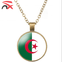 Drapeau de l'Algérie : Cape, Housse de Capot de Voiture, Drapeau de Rétroviseur, Drapeau à Corde, Porte-clés, Lunettes, Écharpe, Chapeau, Bracelet, T-shirts, Sac, Collier