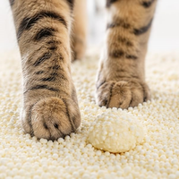 Sable pour chat anti-odeur, sans poussière, facile à nettoyer, à absorption élevée, parfum longue durée en option, pour le marché mondial