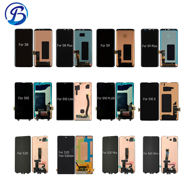 With Burns Original AMOLED Display Module Wholesale Mobile Touch Screen Original  for Samsung Galaxy S Series6 Note Series Phone