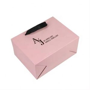 Recyclable Luxury Kraft Paper Bag Packaging Custom Printed Logo Printed Clothing Gift Shopping Handle Paper Bag With Logo - Product Image 2