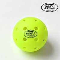 Lot de 3 boîtes de balles de pickleball rotomoulées à 40 trous, approuvées USAPA, avec finition mate pour compétition professionnelle en extérieur