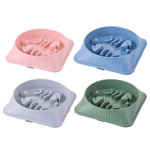 Bol de nourrissage lent pour animaux de compagnie Harry YaYa, 21,6*4,5 cm, en plastique, anti-étouffement, pour chiens et chats - Product Image 4