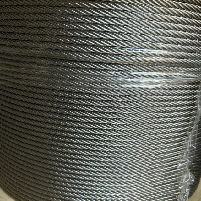 Anti-Corrosion 304/316 Stainless Steel Wire Rope Heavy Duty Construction Lifting Protection Marine Project Welding ASTM Standard