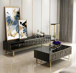 Cheap <strong>Tv</strong> Lift Cabinet Luxury Stainless Steel Base Piano Paint <strong>Glass</strong> Top <strong>Corner</strong> <strong>Units</strong> Living Room Furniture Wood Cabinet <strong>Corner</strong> - Product Image 6