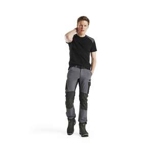 BLAKLADER - 337910429996XXL T-<b>shirt</b> Black/Mid <b>grey</b> - EAN 7330509814062 WORK T-<b>SHIRTS</b> AND <b>POLO</b> <b>SHIRTS</b> - Product Image 3