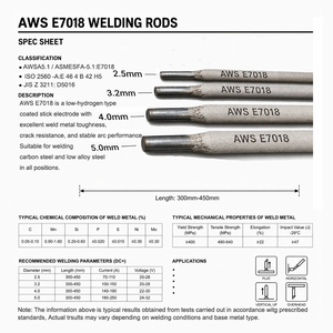 Electrodo de soldadura de acero bajo en carbono de entrega rápida AWS <span class=keywords><strong>E</strong></span> 6013 6011 7016 <span class=keywords><strong>7018</strong></span> - Product Image 2