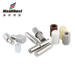 Supports d'étagère Haidibosi en acier laminé à froid nickelé, clous de fixation durables pour meubles, pour étagères en verre de placard - Product Image 1