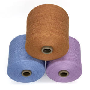 Prix attractif Nouveau type 28S/2 Fil brillant de haute qualité 50% viscose 22% nylon 28% polyester Fil à âme filée - Product Image 1