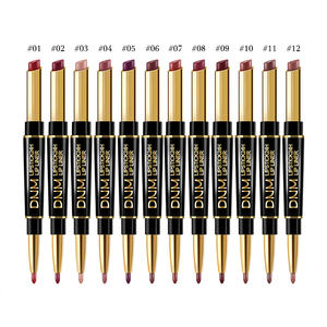 Teinte durable anti-taches directe d'usine Sexy rouge à lèvres rouge à lèvres doublure mate rouge à lèvres à Double tête pour le maquillage des femmes - Product Image 6