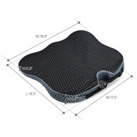 Coussin de siège de voiture ergonomique antidérapant en mousse à mémoire de forme pour la conduite